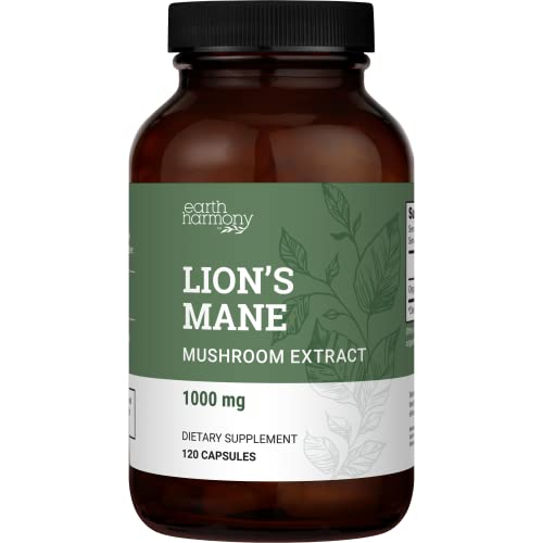 Earth Harmony Naturals Lion's Mane Mushroom Extract product packaging