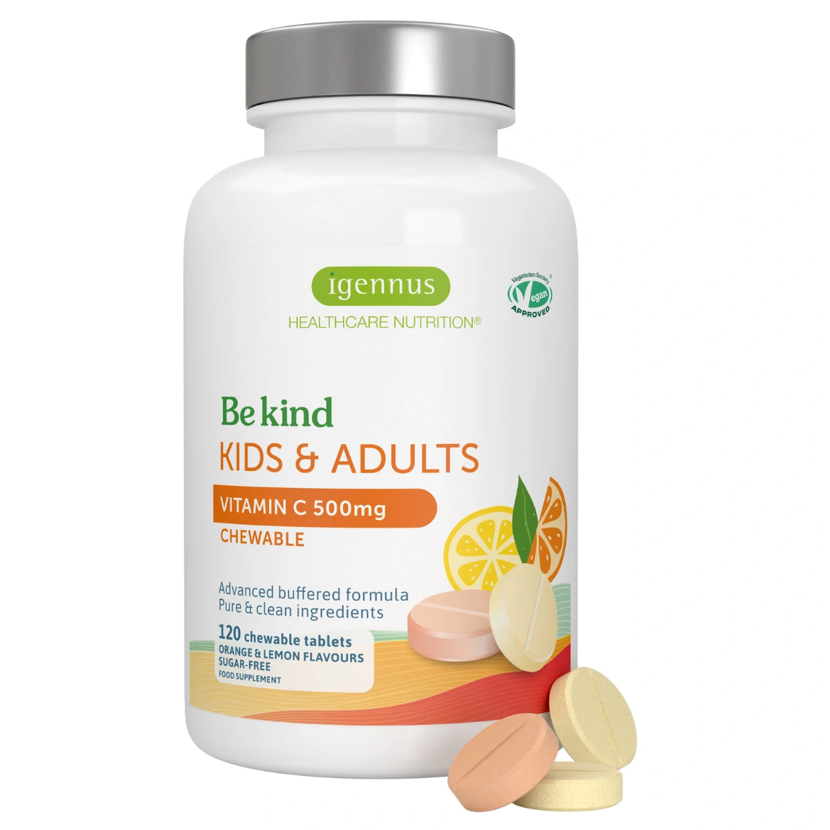 Igennus Healthcare Nutrition Be Kind Kids & Adults Vitamin C product packaging