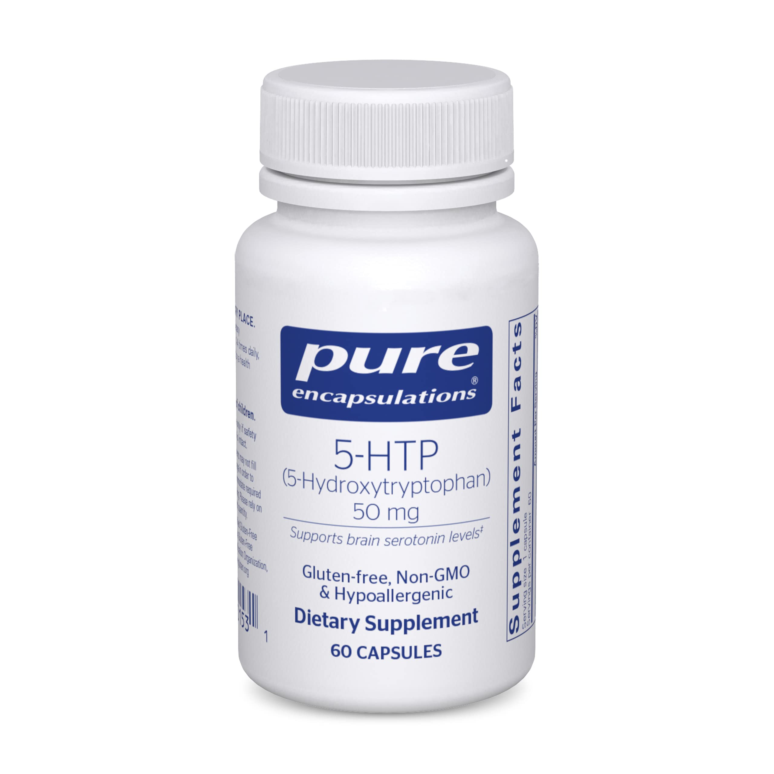 Pure Encapsulations 5-HTP (5-Hydroxytryptophan) product packaging